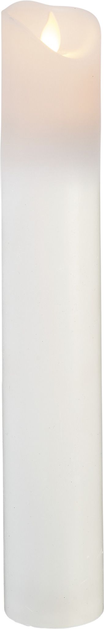 Candela in plastica a LED  M-Twinkle - Indoor, Weiss, 30cm Höhe, Timerfunktion