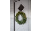 Kranz Thuja - IP44, Warmweiss, Grün