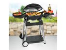 Barbecue grill mit grillwagen BBQ 4100 - 2200W, Edelstahl, Schwarz
