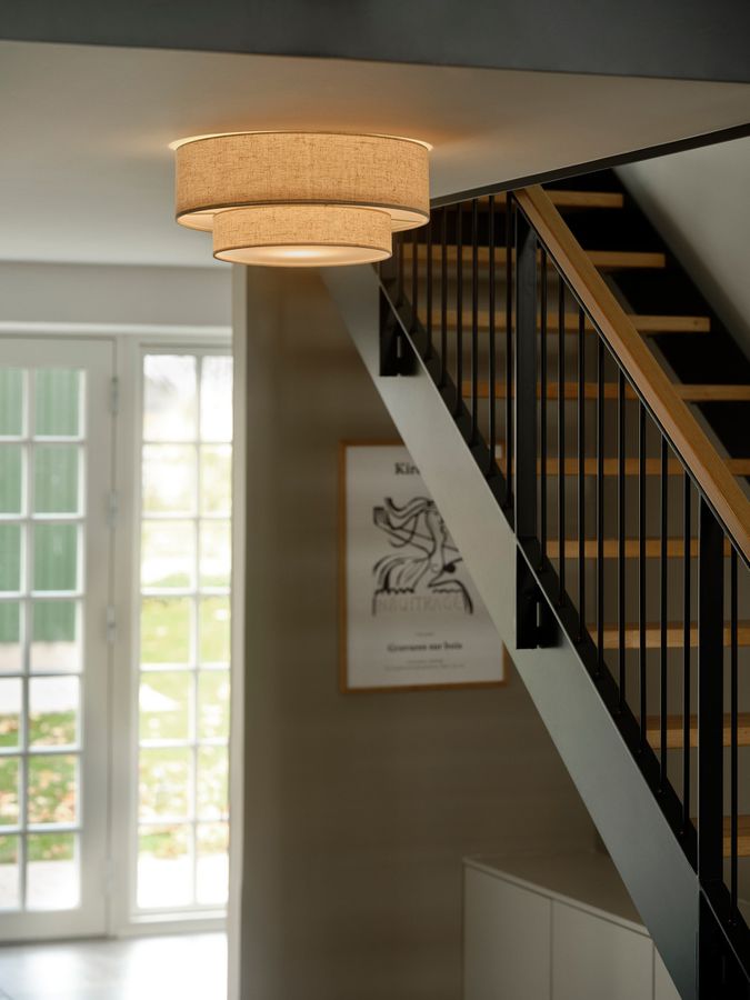 Deckenleuchte Malodin Beige - 40W, E27, IP20