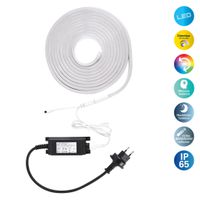 LED Stripe outdoor 500cm RGB, CH-Stecker IP55 - 500cm Länge , IP68, Stecker IP55