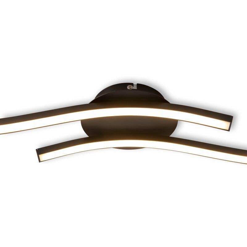 LED Wand-/Deckenleuchte Onda l: 45cm - LED fest verbaut, 3000K, warmweiss