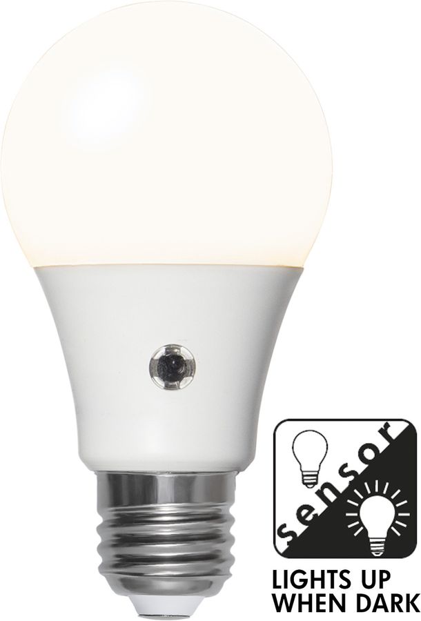 LED Leuchtmittel E27 A60 Sensor opaque - E27, 806Lm, 8.2W, 230V