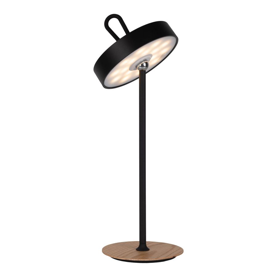 LED-Akku-Tischleuchte ELLI schwarz - LED-Modul, 3W, IP20