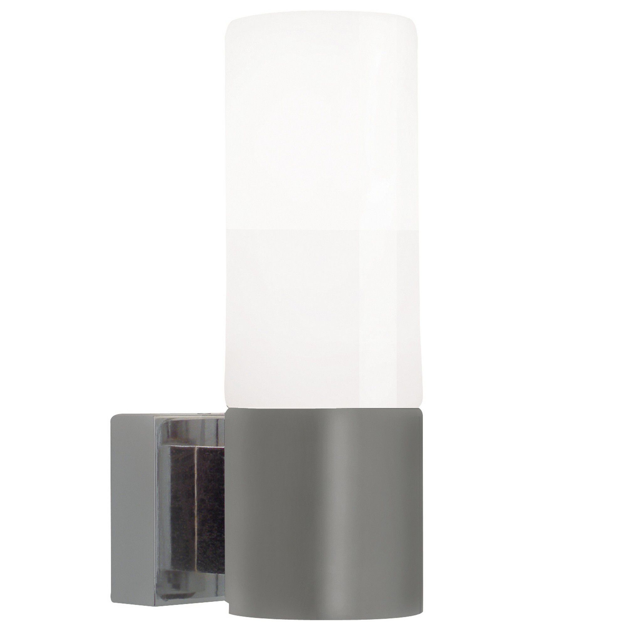 Tangens, Wandleuchte, Gebürsteter Stahlahl - E14, max.40W, IP44