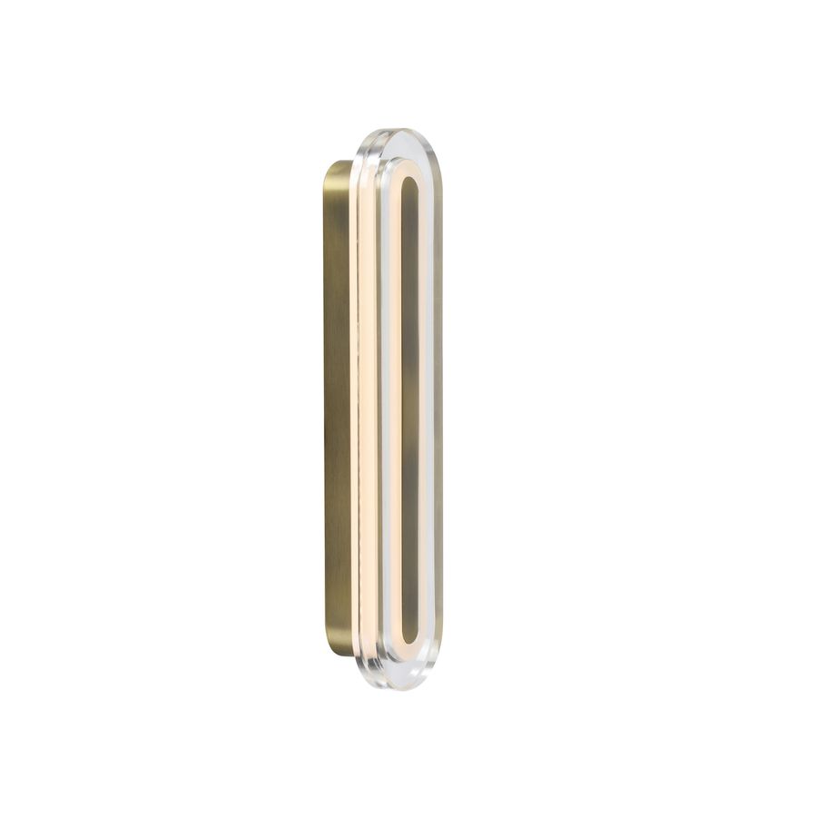 Wandleuchte Cavara  Messing - 11W, LED-Modul, IP44