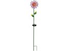 Solar Decoration Pink Daisy - IP44, Warmweiss, Dämmerungssensor