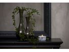 LED Pillar Kerze Flamme Marble - Indoor, Grau, 7.5cm, Timerfunktion