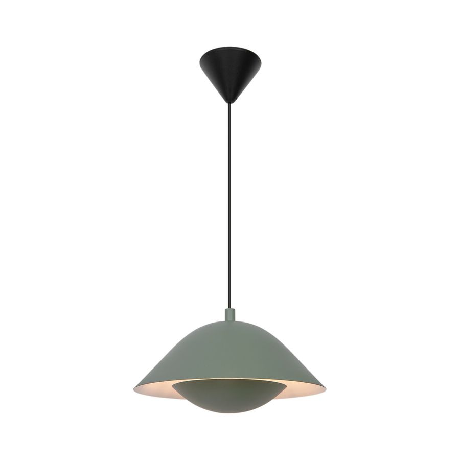 Pendelleuchte FREYA 35 - E27, max.40W, IP20, grün, dim. optional, exkl. Leuchtmittel, L=350mm, B=350mm, H=170mm, PL=2000mm