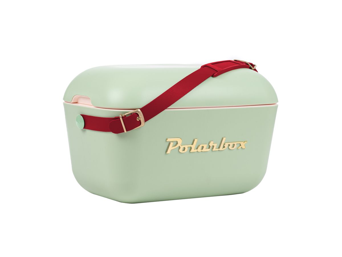 Polarbox Retro Cooler Olive 20l - Kühlbox, 20l, Vintage Design