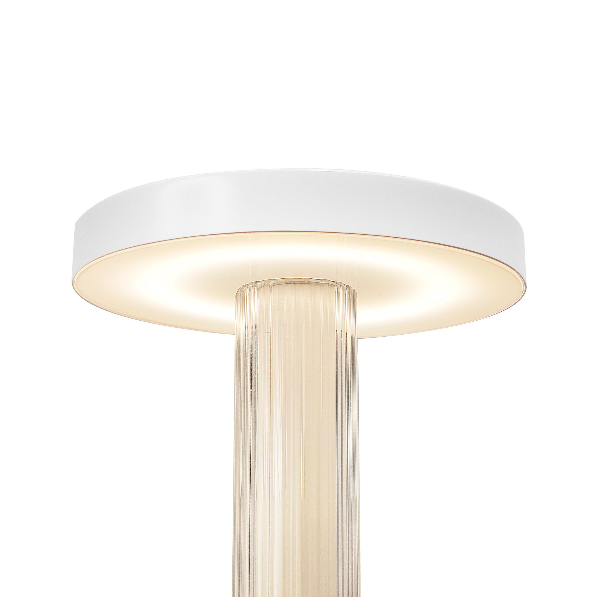 Akku Tischleuchte Trezzi Weiss - LED-Modul, 4W, 3000K, 225Lm, IP20