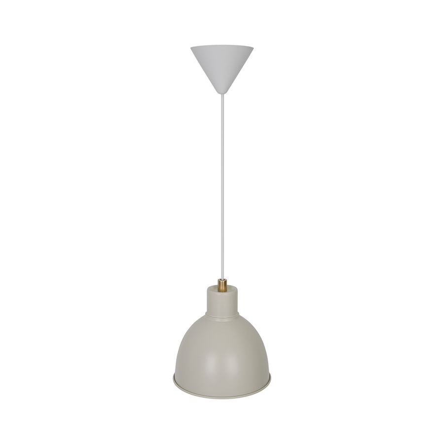 Pendelleuchte POP (Beige) - E27, max. 40W, IP20, beige, dimmen optional, exkl. Leuchtmittel, D=215mm, H=230mm, PL=2230mm