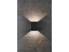 Fold 10, Wandleuchte, Schwarz - LED Modul, 2X3,5W LED, IP54