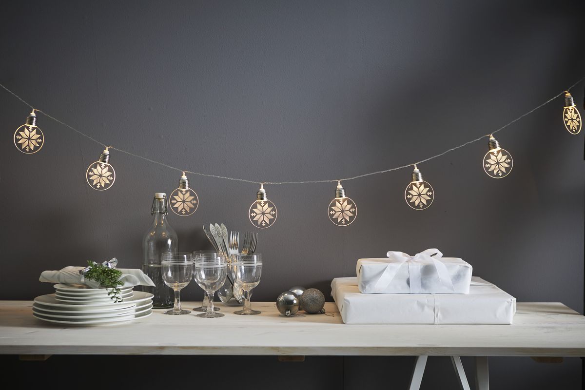Lichterkette  Ornament - IP20, Warmweiss, 10 LED's