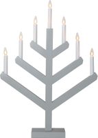 Kerzenleuchter Vinga - IP20, Grau, Warmweiss