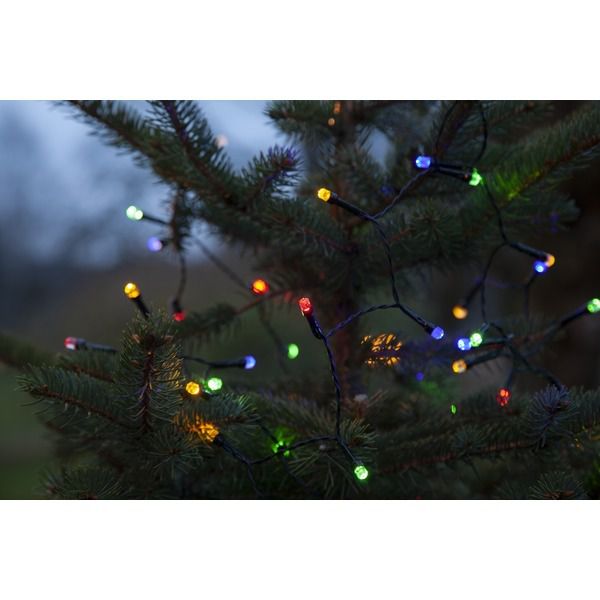 Lichterkette Diamond Star Light - IP44, Multi, 80 LED's, 600cm