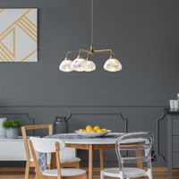 LED Krone 5-flg Varna - LED fest verbaut, 2500K, warmweiss