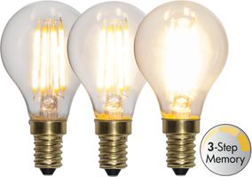 Lampada a led E14 P45 Soft Glow 3-step - E14, 400Lm, 4W, 230V