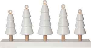 Kerzenleuchter SKOG - IP20, Weiss, Kaltweiss