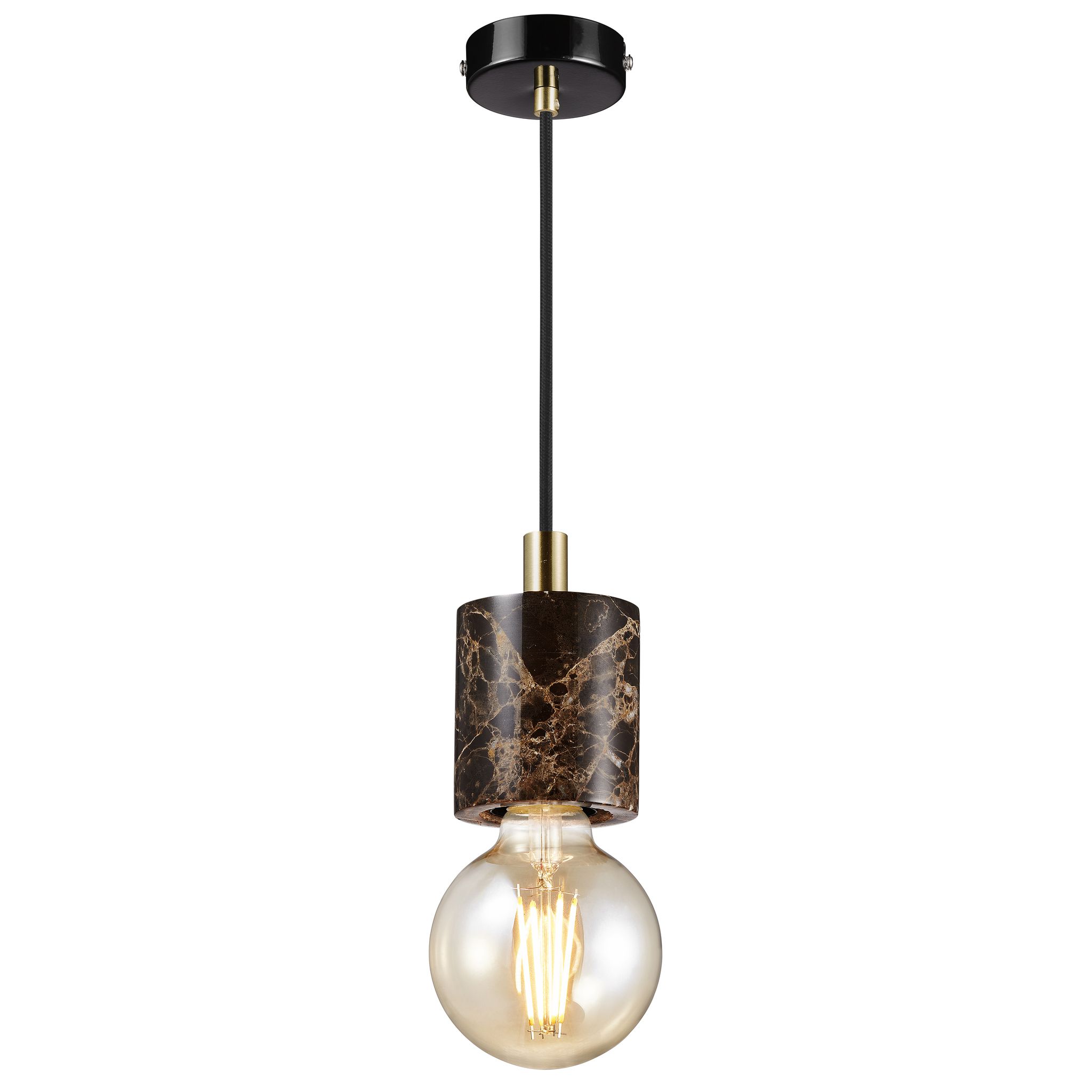 Siv, Pendelleuchte, Marble Braun - E27, IP20, max.60W