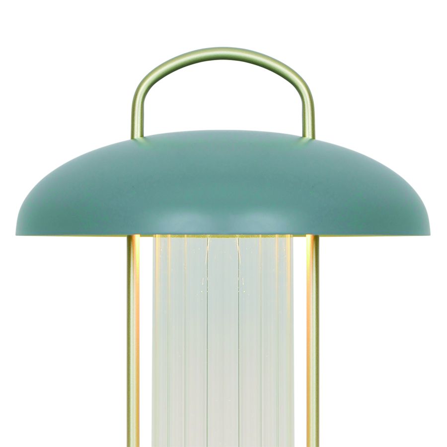Akku Tischleuchte Mirano Dusty Grün - LED-Modul, 3000K, 150Lm, IP20