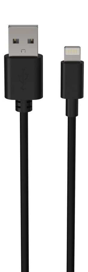 Lightning Daten und Ladekabel 100 cm - Lightning Daten und Ladekabel 100 cm schwarzes Kabel