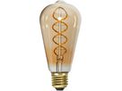 LED Leuchtmittel E27 ST64 Decoled Spiral Amber - E27, 160Lm, 2100K, 3.2W, 230V