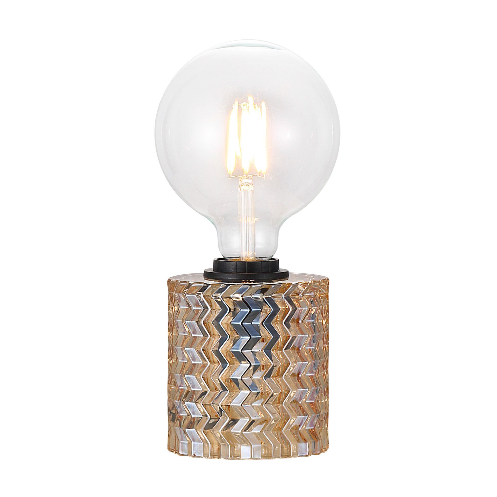 Hollywood, Tischleuchte, Bernstein - E27, max. 60W, IP20