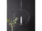 Indoor Decoration Flamme Ring - Indoor, Silber, 30cm Höhe, Timerfunktion