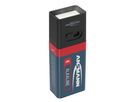 Taschenlampe COB LED-Leuchte mit 9V Batterie - 60lm, IP20, Schwarz