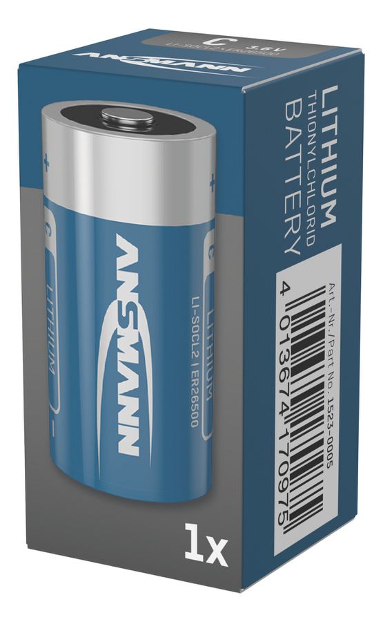 Lithium-Thionylchlorid Batterie ER26500 / C - 3.6V, 8500mAh