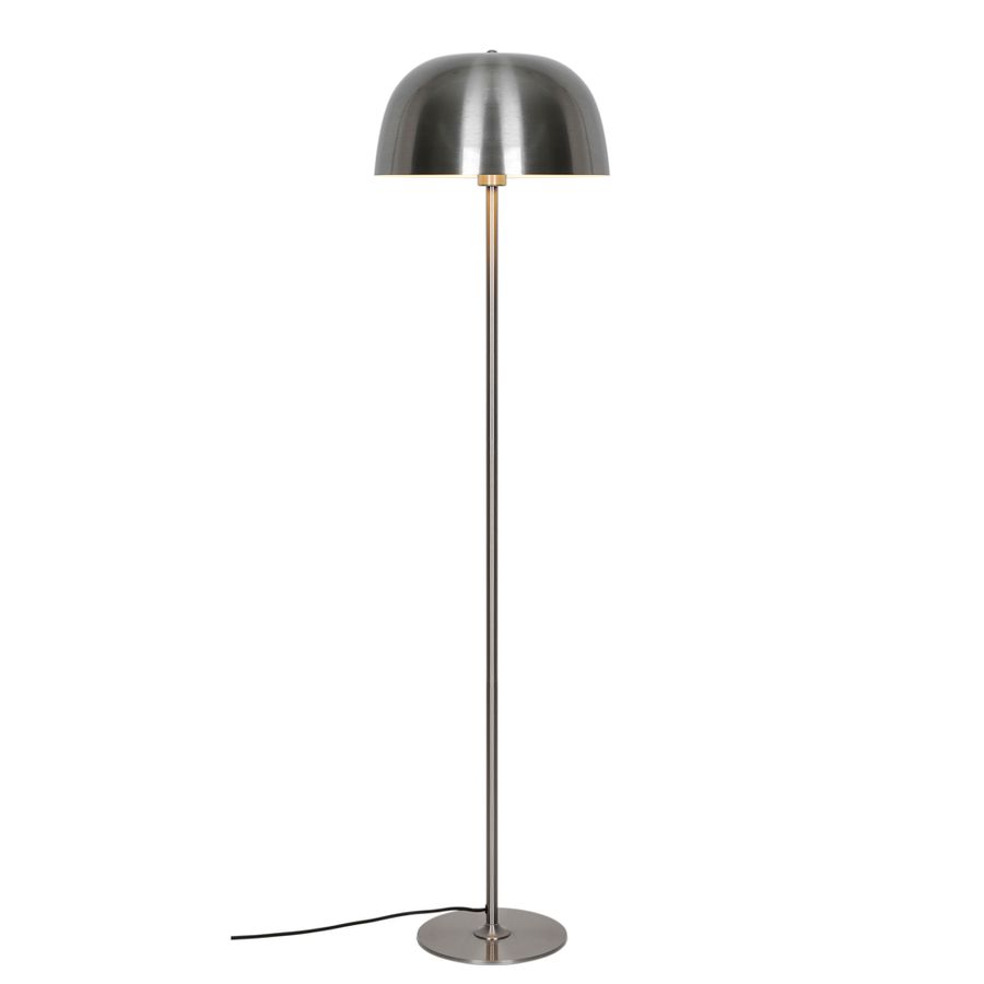 Stehlampe Cera Gebürsteter Stahl - E27, IP20, 230V