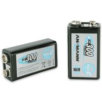 NiMH Akku 9V E-Block Typ 300 - Akku NiMH, E-Block, 8.4V, 270 mAh