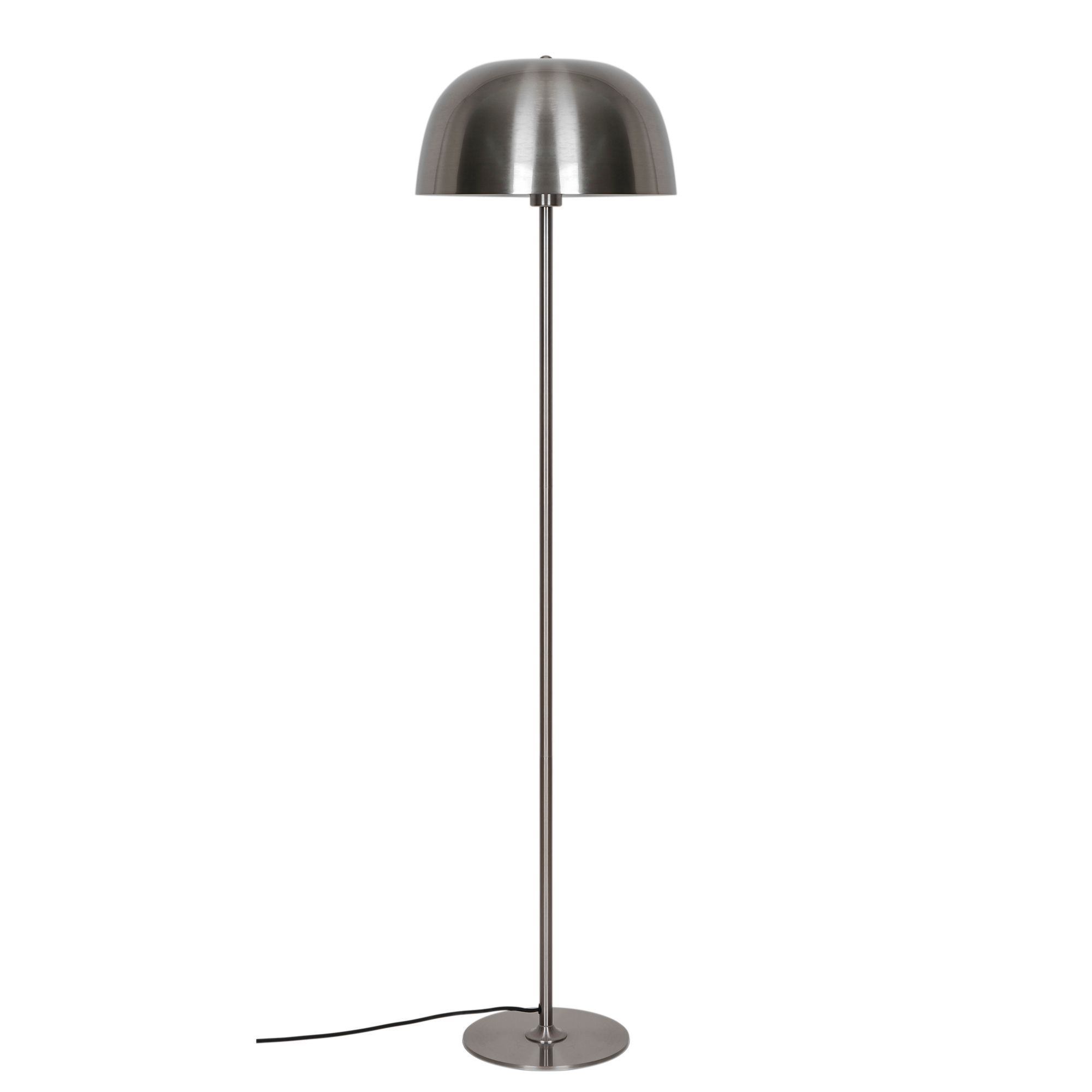Stehlampe Cera Gebürsteter Stahl - E27, IP20, 230V