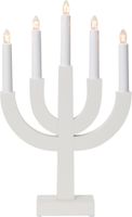Kerzenleuchter Selma - IP20, Weiss, Warmweiss