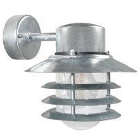 Vejers, Wandleuchte down, Verzinkt - E27, max. 60W, IP54