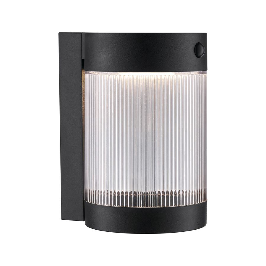 Solar-Wandleuchte COUPAR - LED-Modul 3.2W, IP44, schwarz