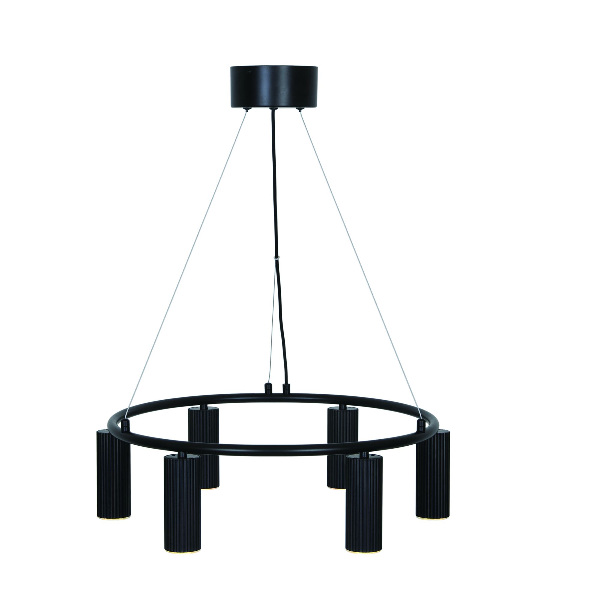 Pendelleuchte Vico chandelier Schwarz - 6x5W, GU10, IP20