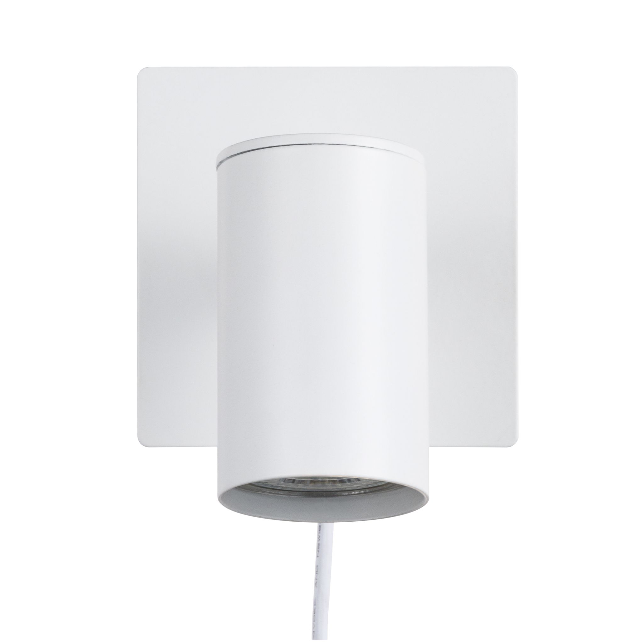 Wandleuchte FRIDA - GU10 (exkl.) max.35W, IP20, 90°, weiss, nicht dimmbar, L=85mm, B=85mm, H=115mm