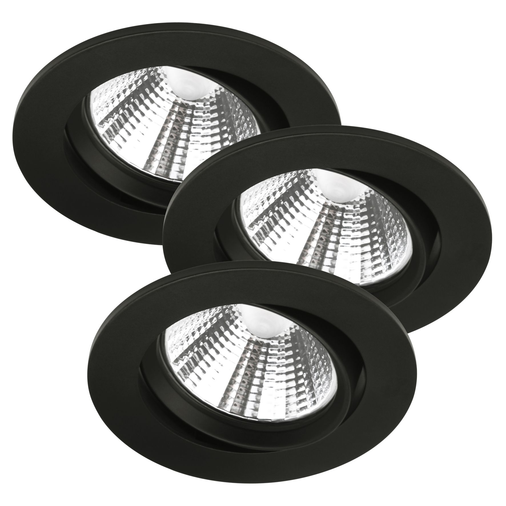 Fremont 3-Kit, 2700K, Schwarz - 5,5W LED, 2700K, IP23, 230V