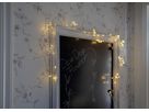Lichterkette Dew Drop Flower - IP20, Warmweiss, Silber