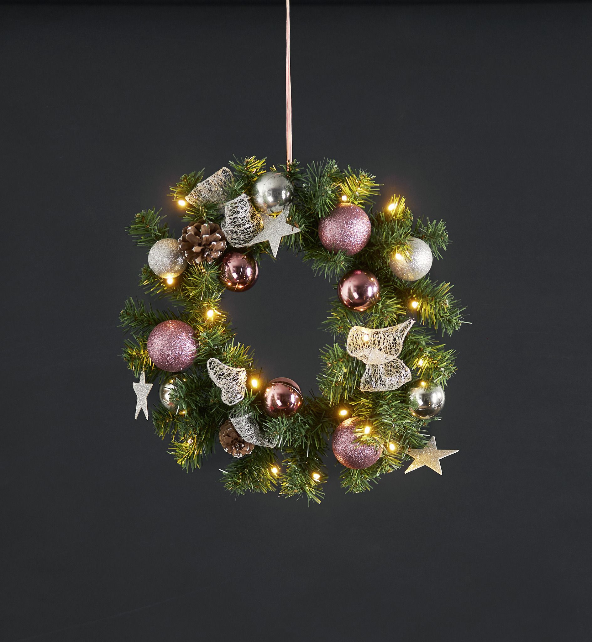 Kranz Noel - IP20, Warmweiss, 20 LED's