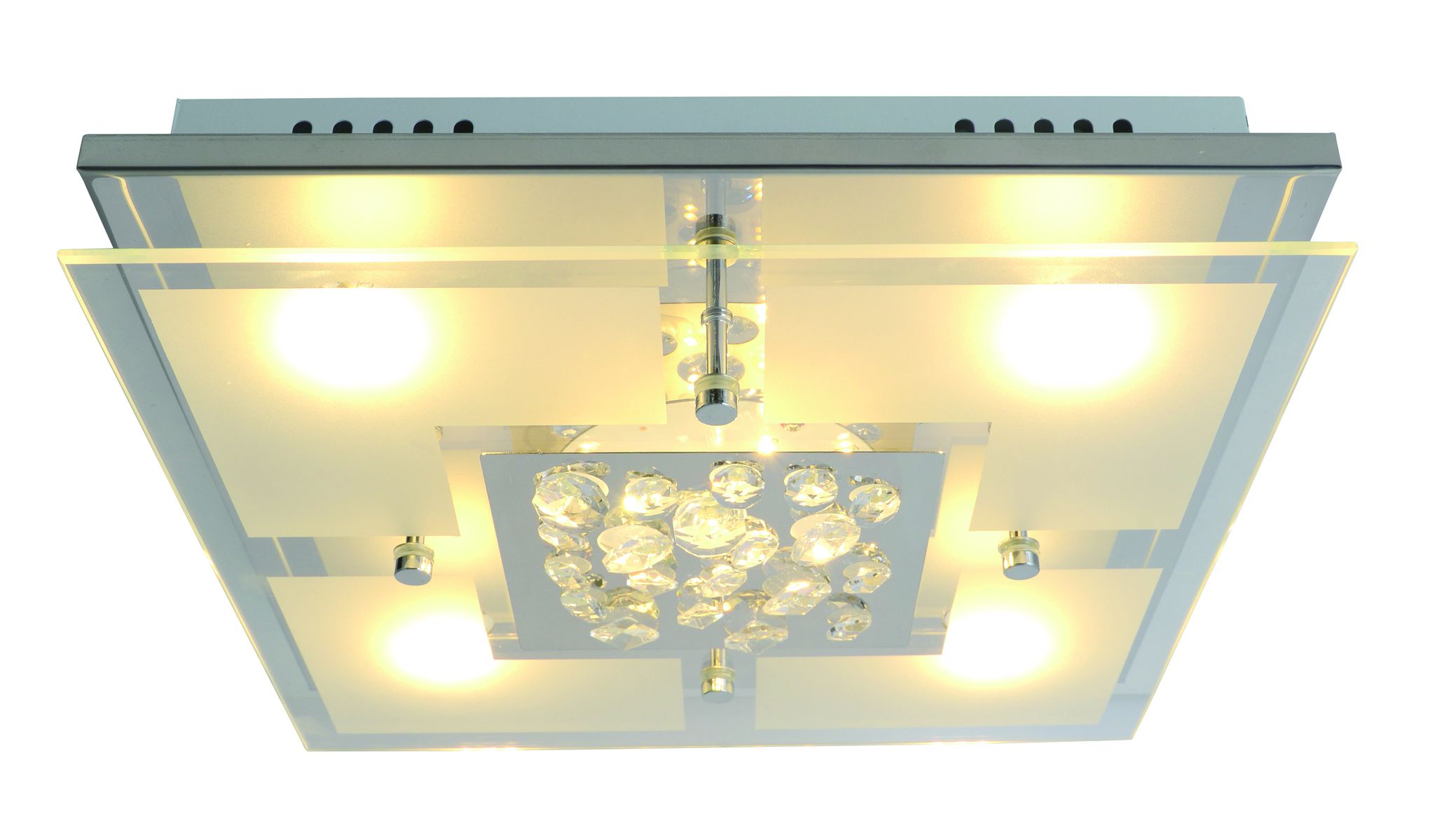 LED Deckenleuchte Chur d:30cm - LED fest verbaut, 3000K, warmweiss