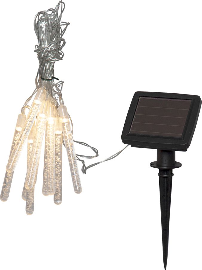 Solar Lichterkette Bubbly Light-chain - IP44, Warmweiss, Dämmerungssensor