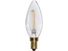LED Leuchtmittel E14 C35 Soft Glow - E14, 70Lm, 2100K, 0.8W, 230V
