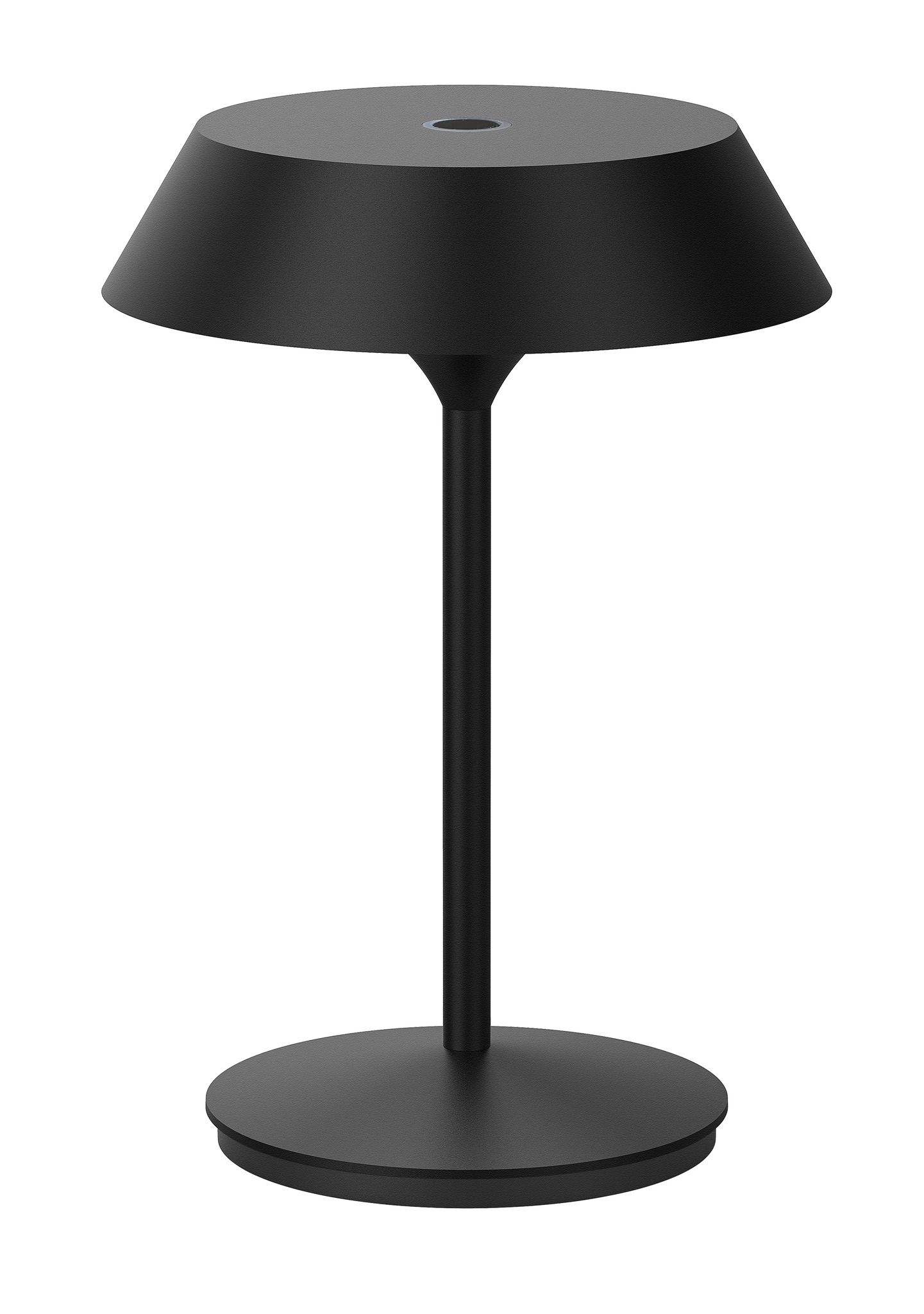 Akku Tischleuchte USB-C MANDULIS Schwarz - IP54, Warmweiss, 220lm