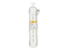 PRINCIPIO 6xH - 6x T13 horizontal, 5.0m Kabellänge, Schalter, weiss