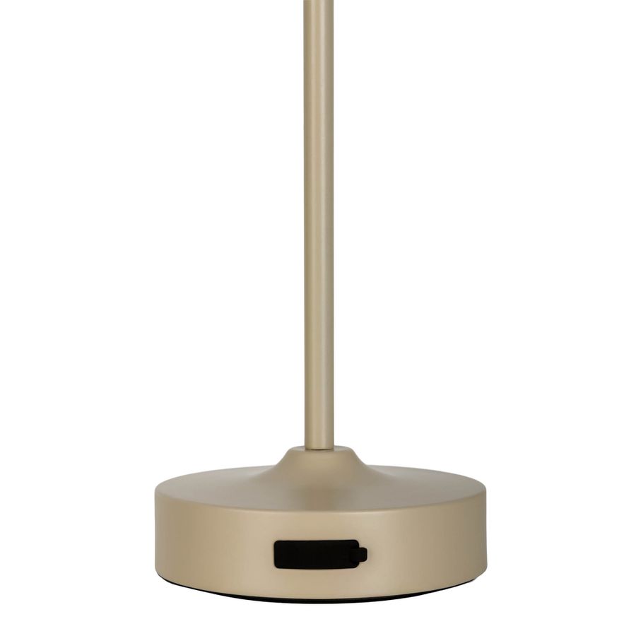 LED Akku- Tischleuchte PINA beige - LED-Modul, 6W, IP20
