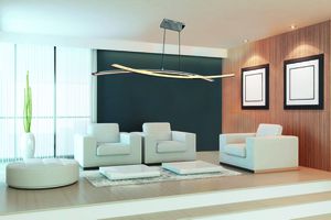 LED Pendelleuchte Theo - LED fest verbaut, 3000K, warmweiss