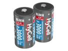 NiMH Akku Mono D Typ Typ 3000 (min. 2500 mAh) 2er Blister - Mono D Akku 3000 mAh